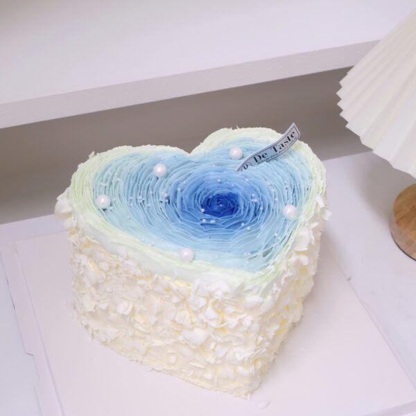 Ombre Heart Cake