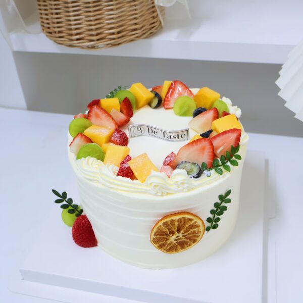 Peach and crystal ball cake - Image 2