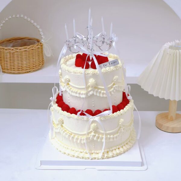 Candelabra Berry Cake